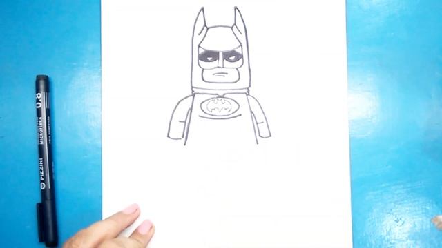 Como Dibujar a Batman / How To Draw Batman LEGO смотреть онлайн