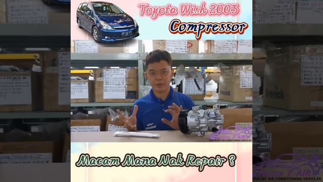 Toyota Wish 2003 Compressor Tukar Control Valve Blh x ? смотреть онлайн