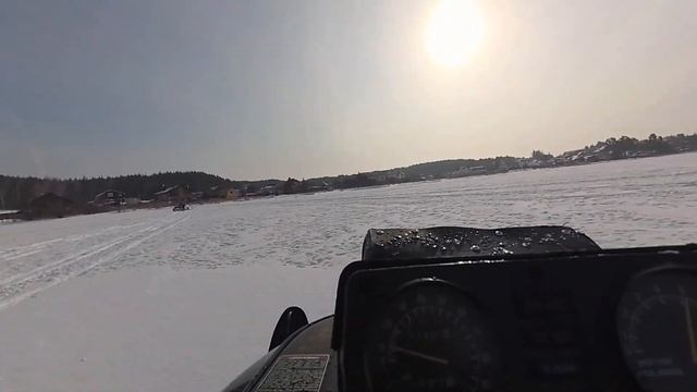 Polaris Indy 500 EFI test run Полярис Инди 500 пробежка( 1991г.) смотреть онлайн