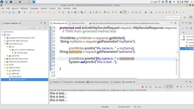 15 JAVA EE Servlets Build a web form смотреть онлайн