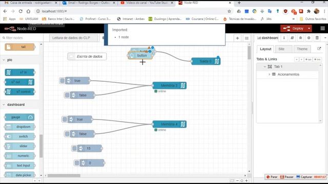 Aula05-Node-Red Dashboard смотреть онлайн