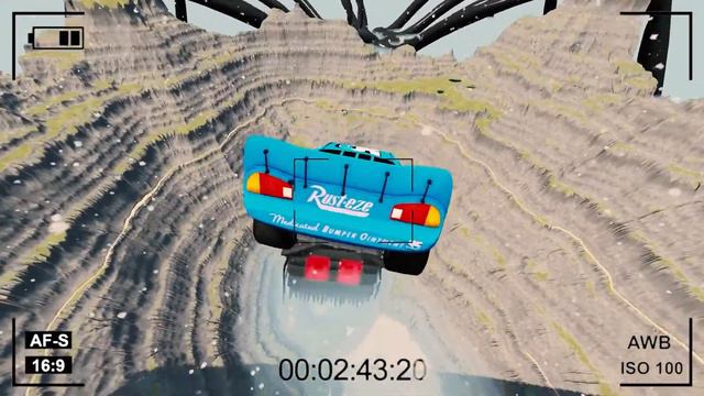 Live Compilation: Escape From McQueen Eaters Monsters  | McQueen Vs Monsters Cars |  BeamNGDrive #9