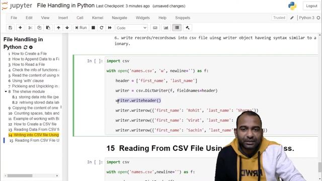 How to Write Data into CSV File using Object of DictWriter Class in Python смотреть онлайн