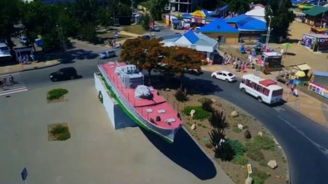 Ейск с высоты (аэросъёмка). Отдых в Ейске. смотреть онлайн