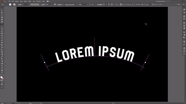 Working With Type on a Path in Illustrator смотреть онлайн