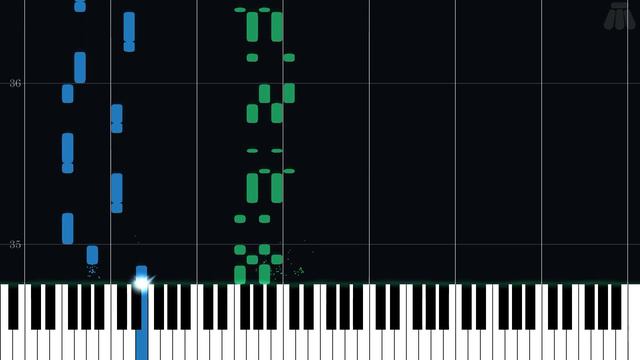Endless Mine - Sonic the Hedgehog 3 - Intermediate Piano Tutorial смотреть онлайн