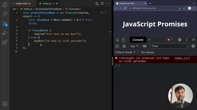 JavaScript Promises in 16 Minuten - Deutsches Tutorial смотреть онлайн