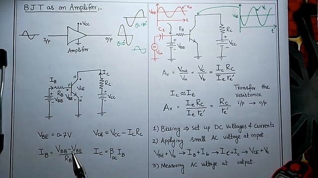 Bipolar Junction Transistors (BJT as an Amplifier) Lecture#34 by Shahzad Ali Nasir (Urdu/Hindi) HD смотреть онлайн