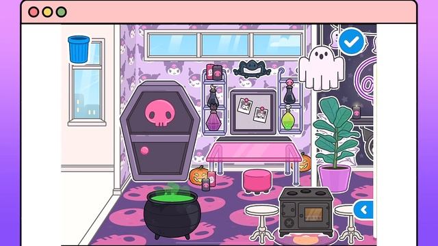 NGÔI NHÀ PHÉP THUẬT CỦA KUROMI! ?? | DESIGN KUROMI’S HOUSE IN TOCAWORLD смотреть онлайн