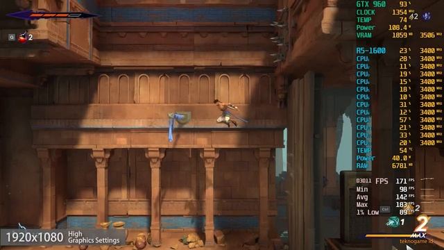Prince of Persia: The Lost Crown (Demo) | GTX 960 2GB | Ryzen 5 1600 смотреть онлайн
