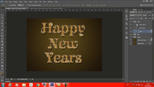 Photoshop CS6 Tutorial ~ How to Create Glossy, Shiny and Glittering Gold Effect Text смотреть онлайн