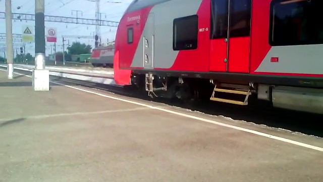 Электропоезд ЭС1 047 Ласточка смотреть онлайн