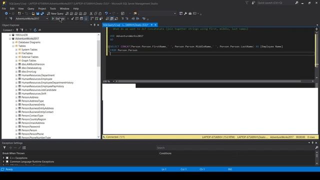SQL CONCATENATE Tutorial And Example For Beginners смотреть онлайн