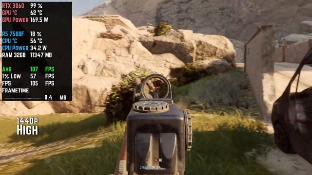 Ryzen 7500F - RTX 3060 - Insurgency: Sandstorm