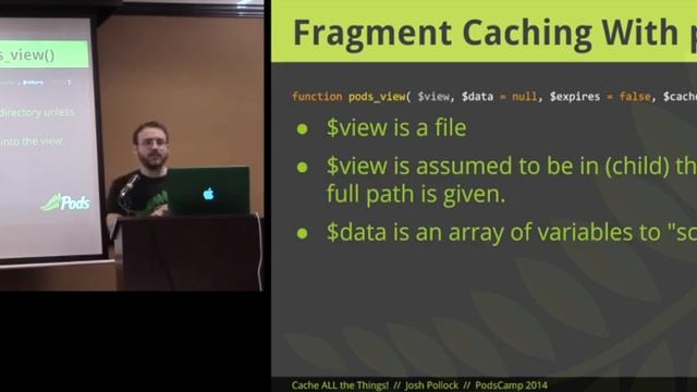 Cache All The Things! -- Josh Pollock -- PodsCamp DFW 2014 смотреть онлайн