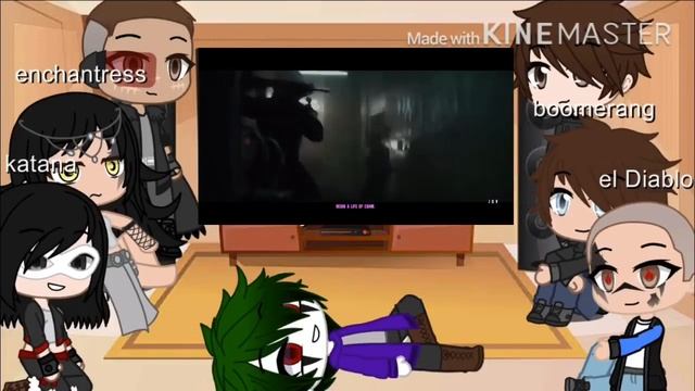 Suicide squad react to Harley Quinn смотреть онлайн