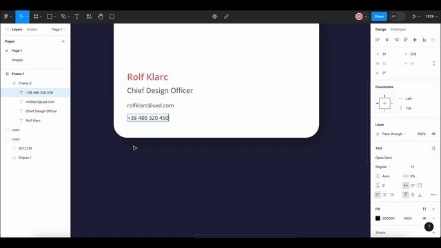 Daily UI Design Challenge | Day 39 | Business Card смотреть онлайн