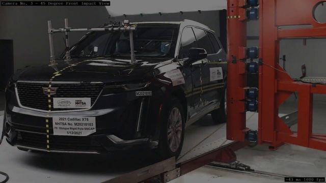 Cadillac XT6 (2021) Side And Side-Pole Crash Tests