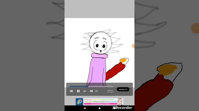 РИСУЮ ВЫДУМАННОГО ПЕРСОНАЖА,IbisPaint X ??? смотреть онлайн