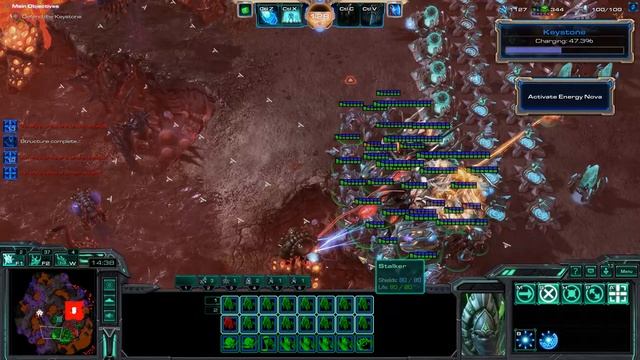 StarCraft 2 Wings of Liberty Co-op Campaign (Protoss Edition) Mission 22 - All In (Air) смотреть онлайн