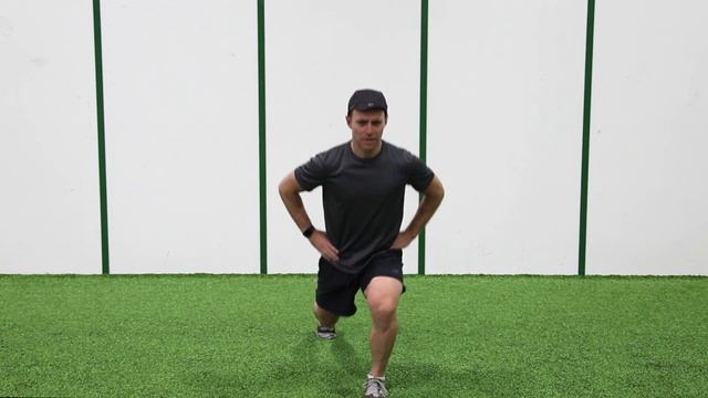 Undulating Lunge - Off Ice Dryland Training for Hockey Players смотреть онлайн
