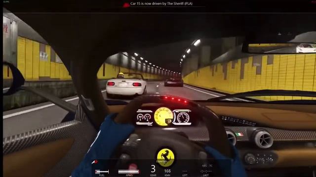 Assetto Corsa - Traffic mode - LaFerrari - Crayz Pagani driver смотреть онлайн