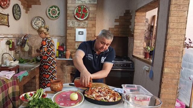 СОЧНОЕ? МЯСО в ?духовке ?САМСА и ?САЛАТ? МЕЗИМ! ИФТОР с????? детьми! Воскресенье?