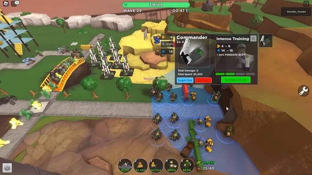 The last survivors guard the military base in the cave Roblox Tower Defense Simulator смотреть онлайн