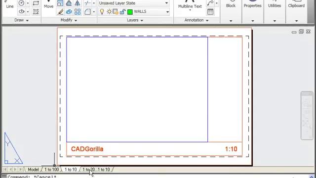 13 Converting to a Drawing Template 02 Creating a Template DWT смотреть онлайн