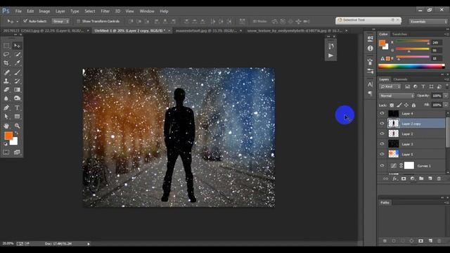 How to edit Dramatic photo manipulation in adobe Photoshop cc 2017 смотреть онлайн
