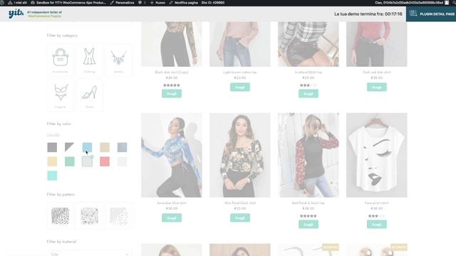 YITH WooCommerce AJAX Product Filter: come configurare i filtri adottivi e la selezione multipla смотреть онлайн