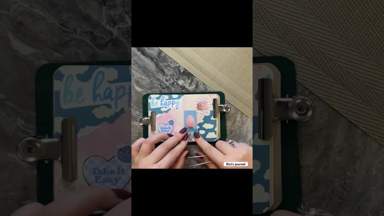 Cotton Candy Cats | ASMR Journaling More 4K Videos Are On My Channel #asmr #minijournal