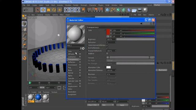 Sound effector/Audio React test in cinema 4D смотреть онлайн