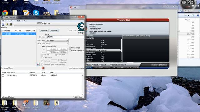 Fifa 13 te nasıl Cheat Engine hilesi yapılır смотреть онлайн