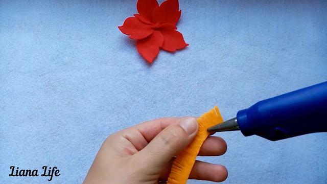 DIY Bandage Flower made of felt❤ смотреть онлайн