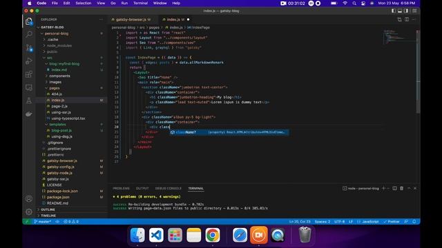 Gatsby blog website with markdown | Build blog website смотреть онлайн