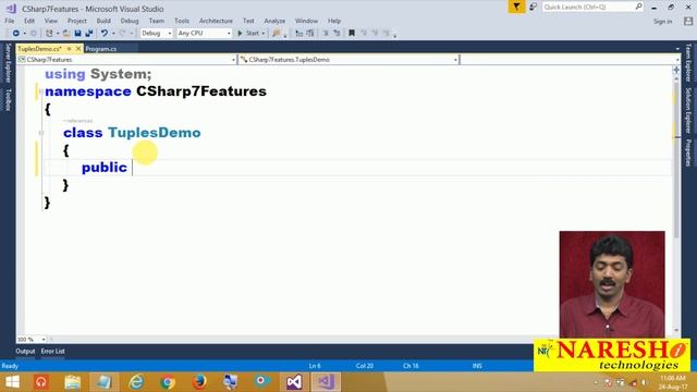 Part -2 New Features of C# 7 | Tuples | C# 7 New Features Tutorial | Mr. Bangar Raju смотреть онлайн