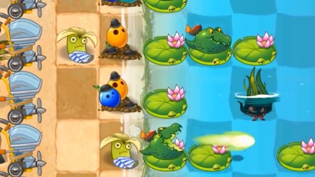 Я пока живой, играю в Plants vs Zombies 2! смотреть онлайн