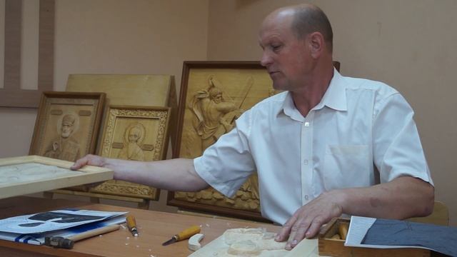 Мастер-класс "Как вырезать икону на дереве" смотреть онлайн