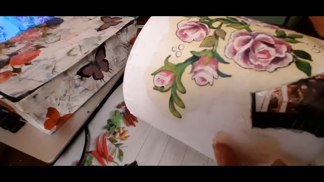 Декупаж цветочного горшка смотреть онлайн