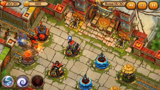 Все на защиту зла! - Прохождение Evil Defenders [#70] Золотой храм, Инферно (без комментариев) смотреть онлайн