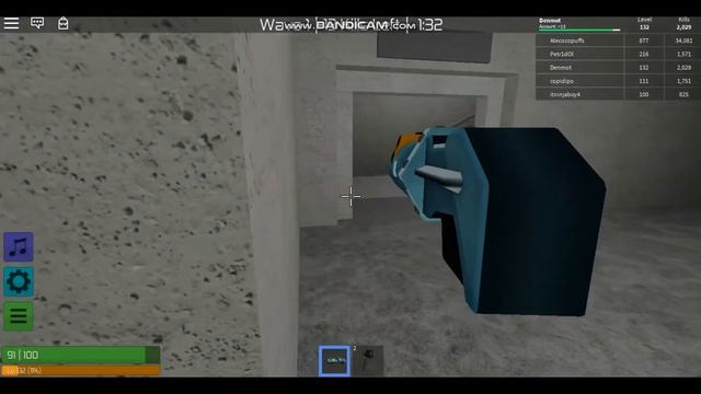 Обзор про ROBLOX , карта Zombie Rush . смотреть онлайн