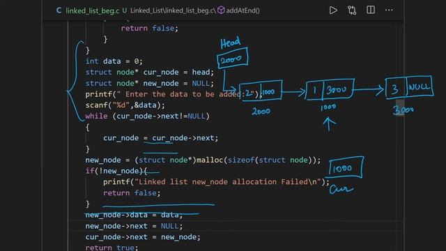 How to Insert node in Singly Linked List | At start | At End | At Position | Data structure | Tamil смотреть онлайн