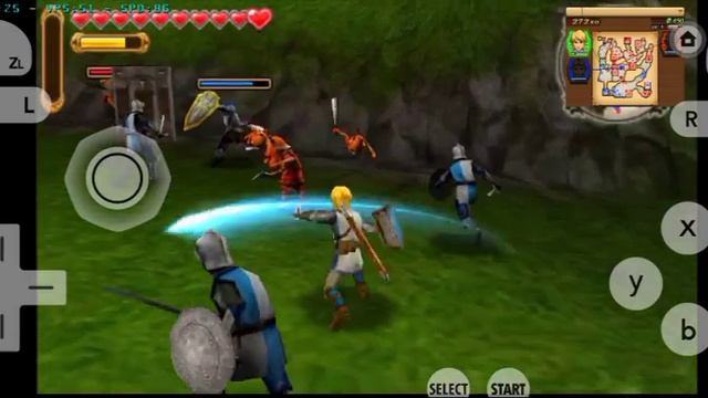 Gameplay citra emulator on mediatek Helio P60 [Hyrule warior] смотреть онлайн
