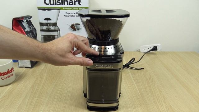 Cuisinart Supreme Grind Burr Mill Demo - Testing Grind Textures смотреть онлайн