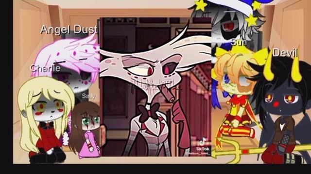 Hazbin Hotel, Security breach, Creepypasta, Cuphead Show Devil reacts to Charlie and Angel Dust смотреть онлайн