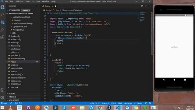 Internet Connection checker in react native by TechWithYasir смотреть онлайн