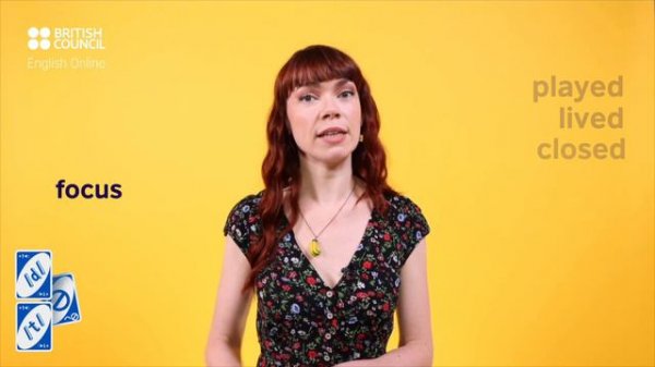 How to pronounce past tense endings - a Mini English Lesson