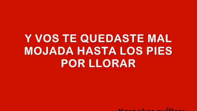 VILMA PALMA Y VAMPIROS - MOJADA - KARAOKE смотреть онлайн