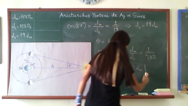 Aristarchus of Samos Yöntemi ile Ay ve Güneş'in Büyüklük ve Uzaklıkları смотреть онлайн